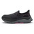 MegaComfort Delta #MC125 Women's Black/Fuchsia Step-N-Go Composite Safety Toe Slip-On Work Shoe